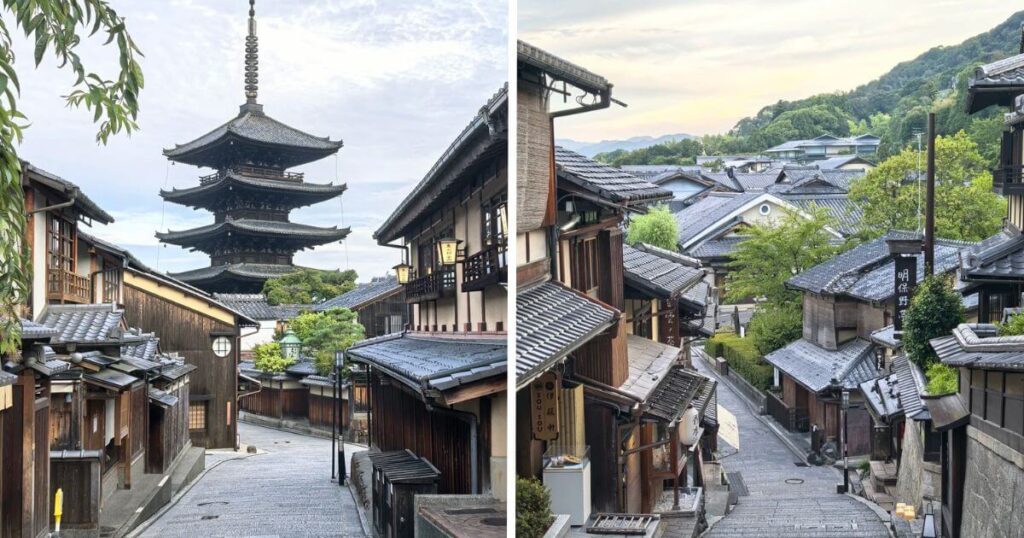 京都二年坂與三年坂清晨街景