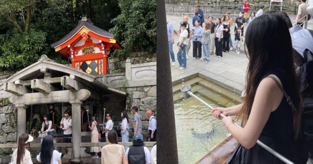 清水寺音羽之瀑排隊取水與實際體驗