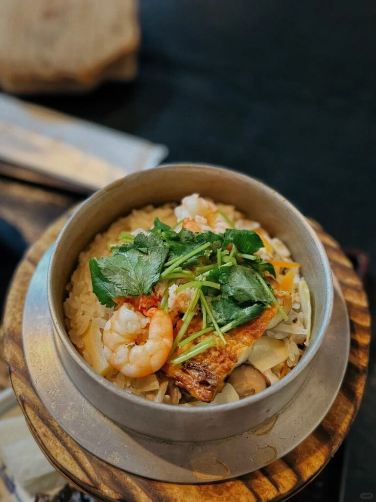 高野山釜飯料理特寫