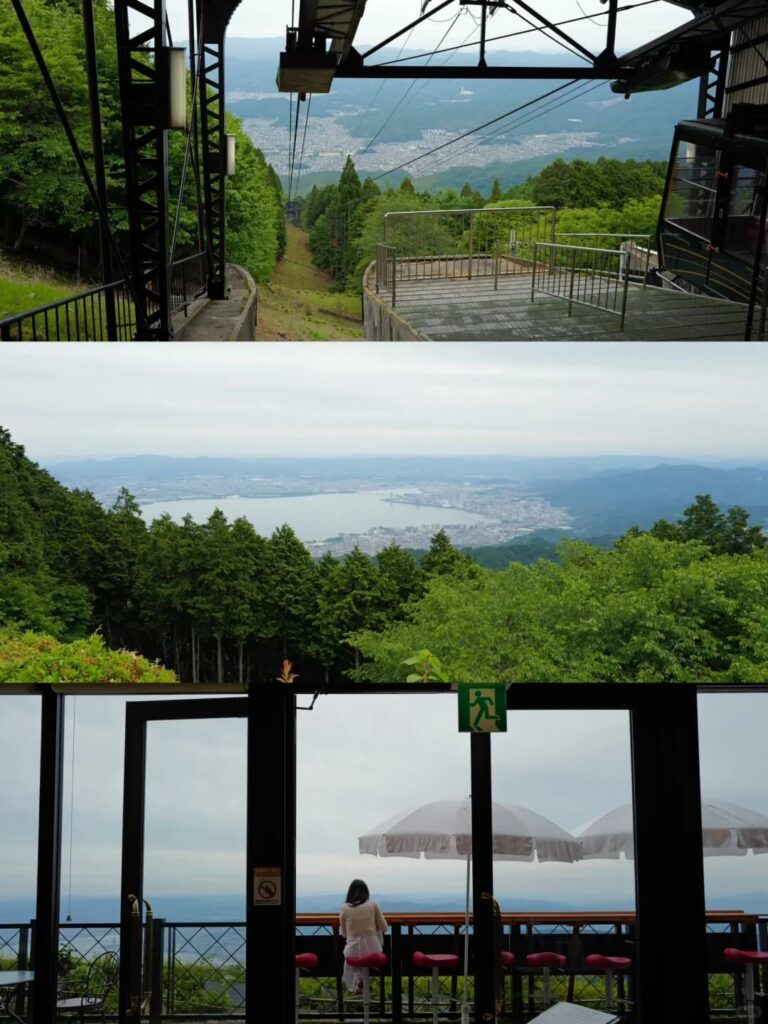 比叡山纜車與觀景視野