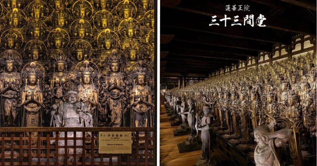 三十三間堂千手觀音殿內景