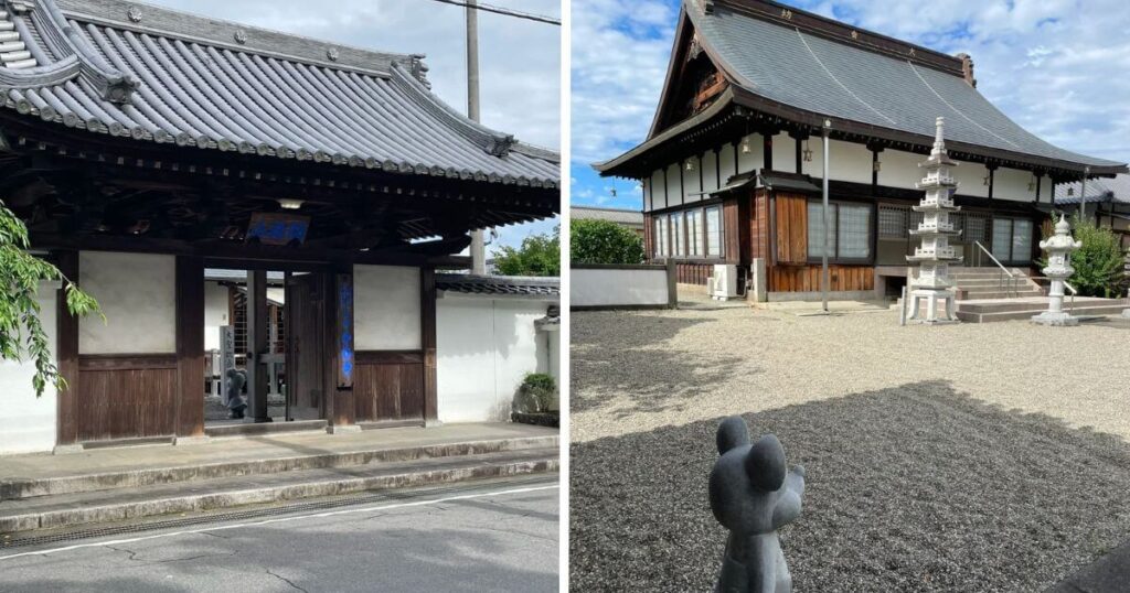 四國遍路觀音寺山門與境內建築