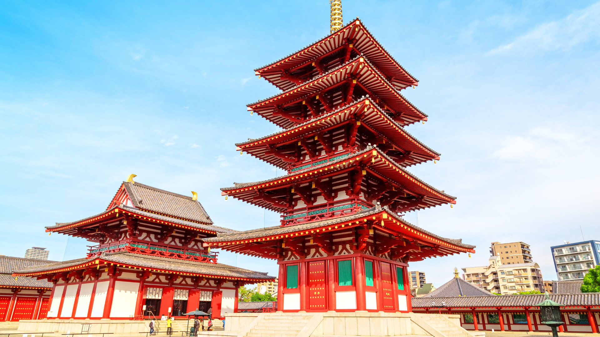 大阪四天王寺五重塔